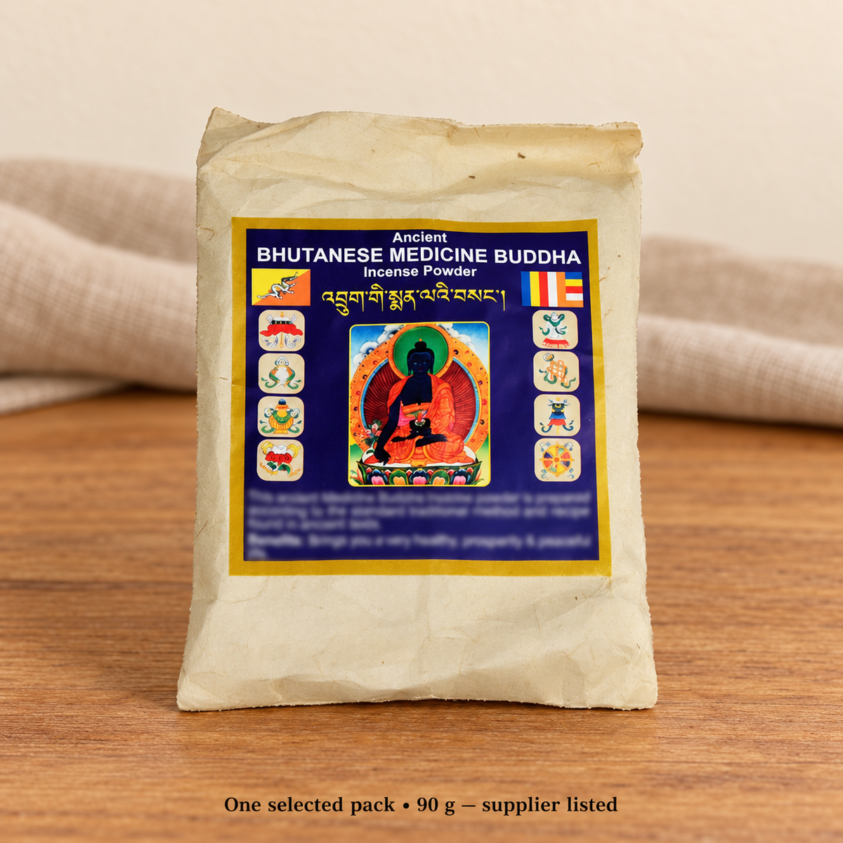 Bhutanese-Labeled Incense Powder — 14 Ritual Selections, 90 g — variant-06