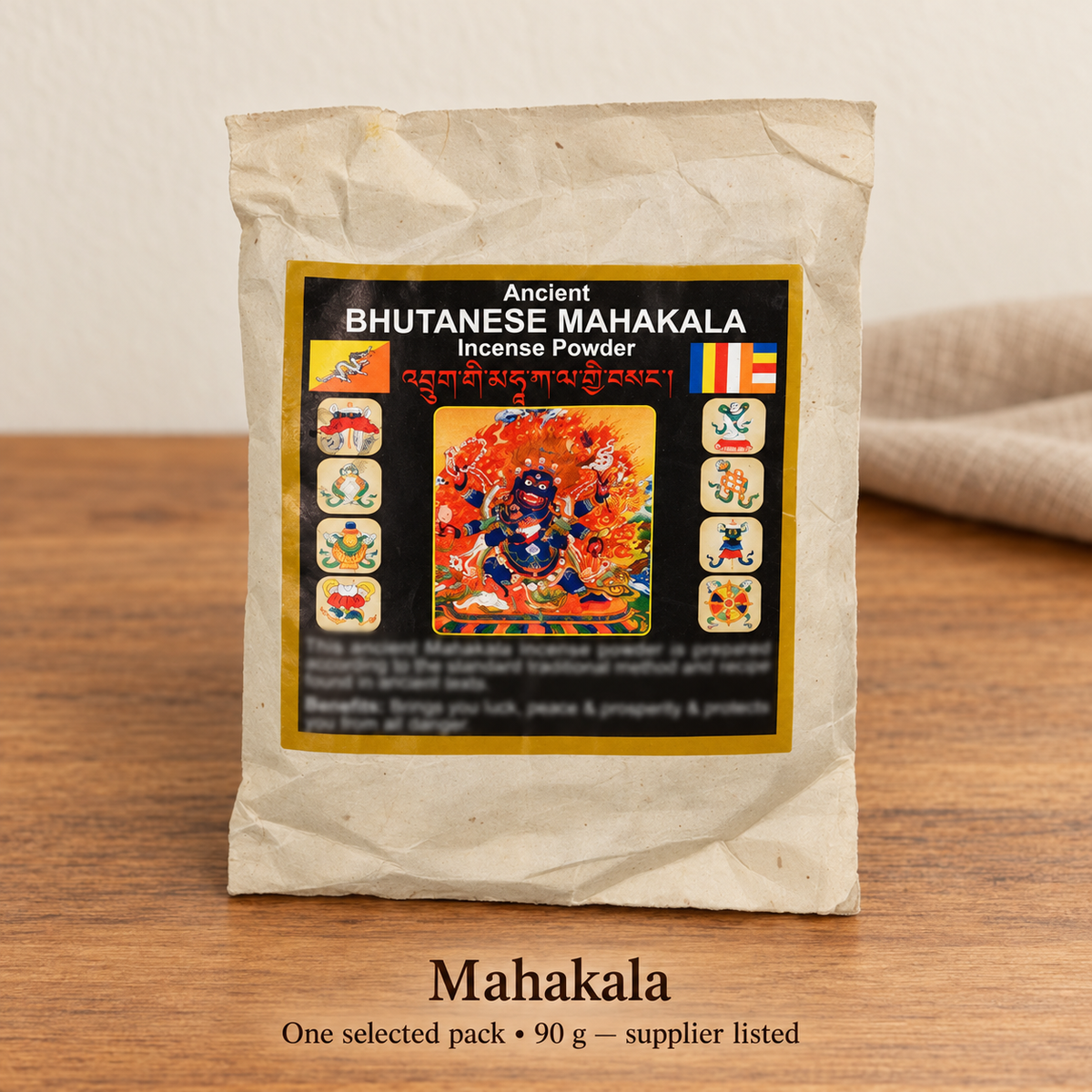 Bhutanese-Labeled Incense Powder — 14 Ritual Selections, 90 g — variant-07