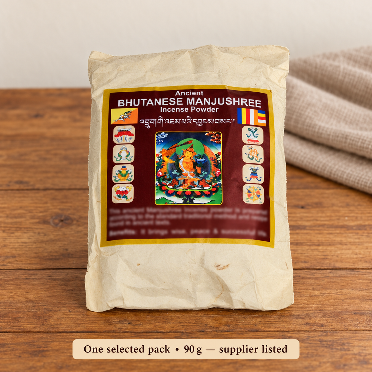 Bhutanese-Labeled Incense Powder — 14 Ritual Selections, 90 g — variant-10