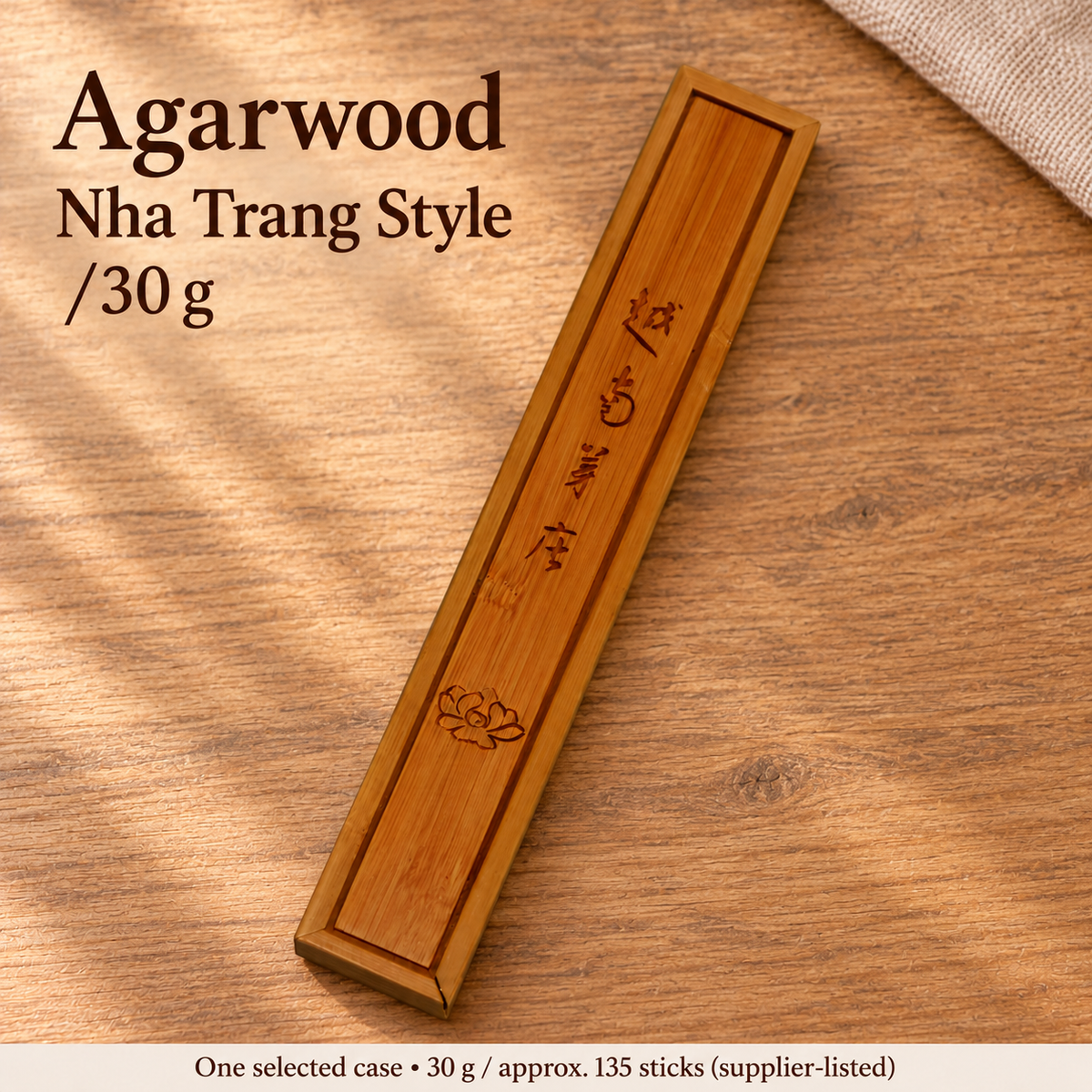 Agarwood Incense — Two Regional Styles in Wooden-Look Cases — product-04