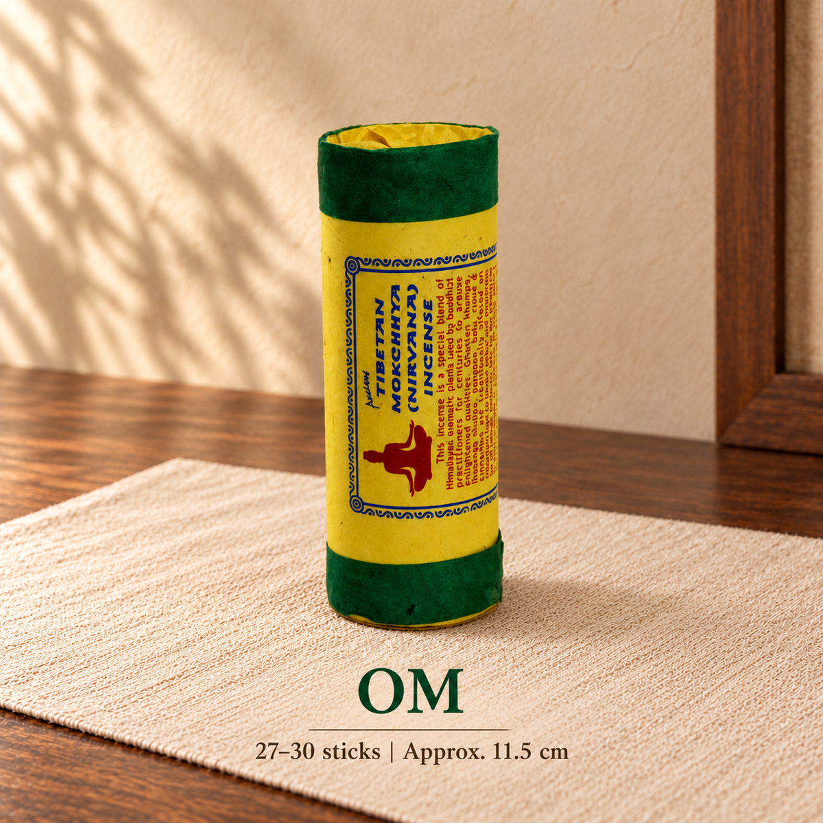 OM — original Nepalese incense tube