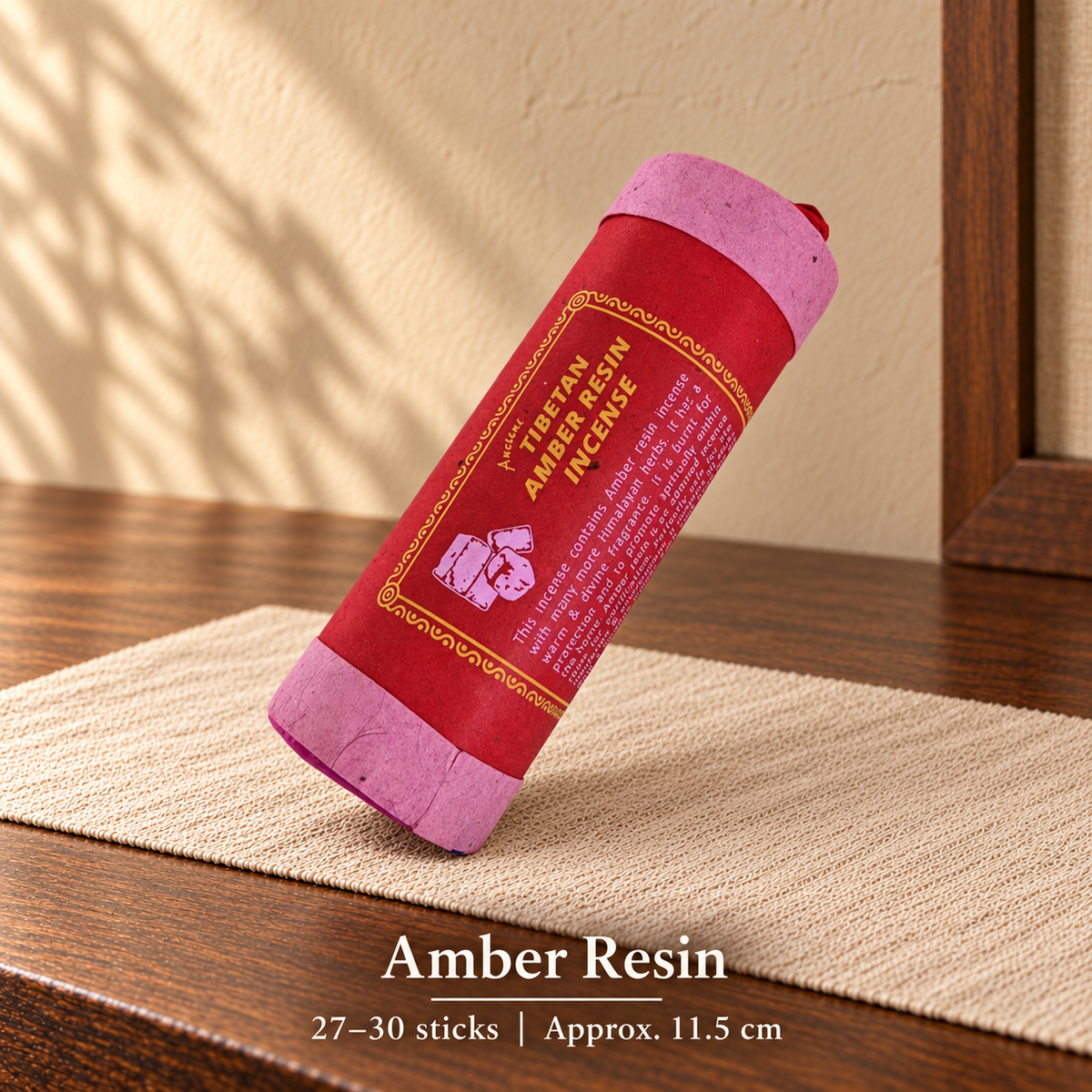 Amber Resin — original Nepalese incense tube