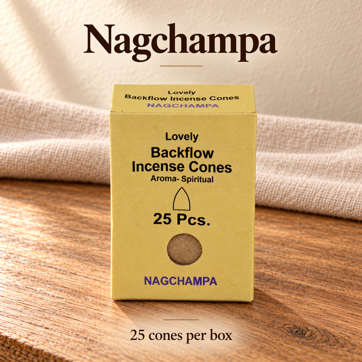 TB666810984518-01 | LOVELY Nagchampa | 25 cones per box