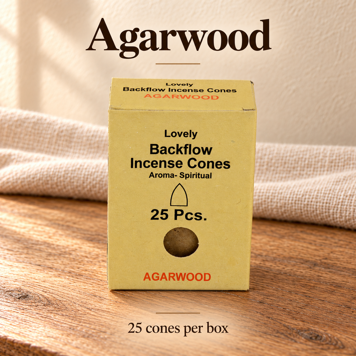 TB666810984518-05 | LOVELY Agarwood | 25 cones per box