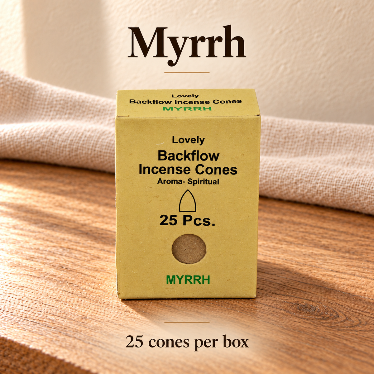 TB666810984518-06 | LOVELY Myrrh | 25 cones per box