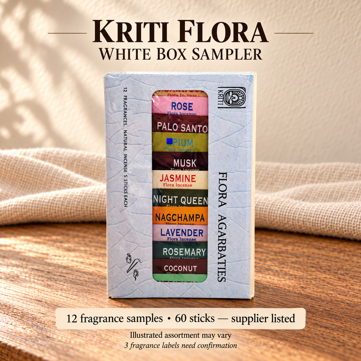 Kriti Flora — White Box Sampler