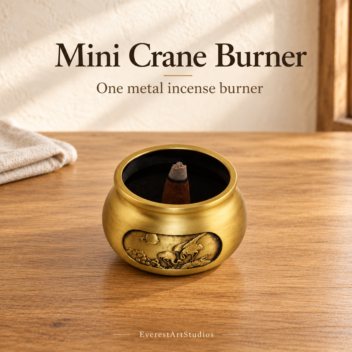 Mini Metal Incense Burners — Three Designs — variant-03