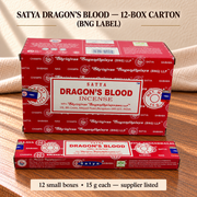 Satya Dragon’s Blood — 12-Box Carton (BNG Label)
