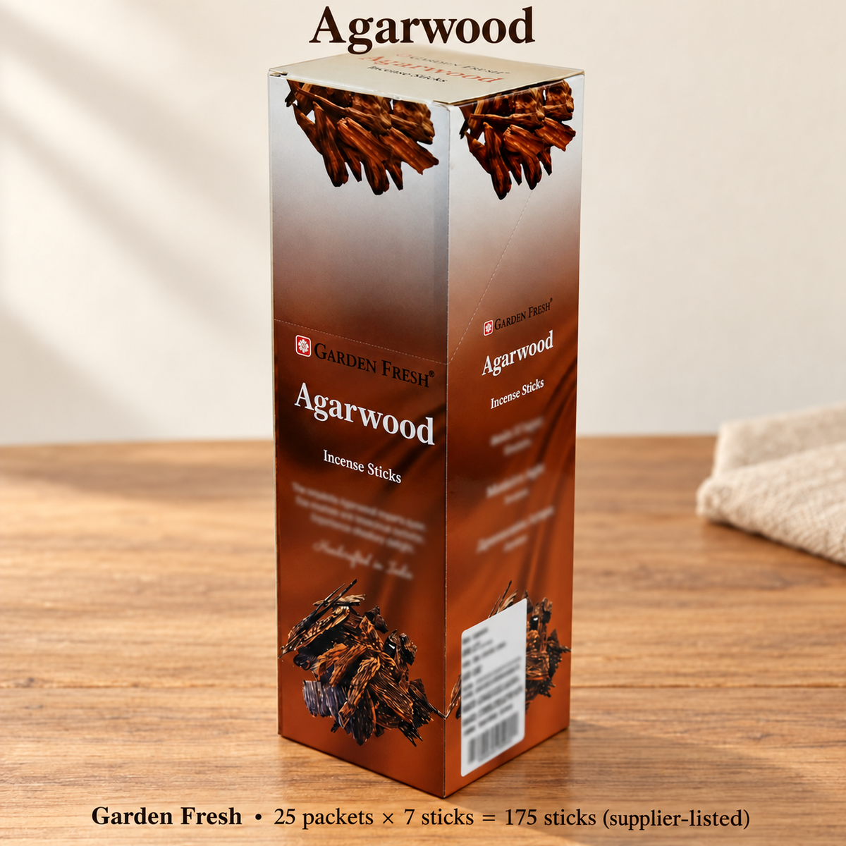 Garden Fresh Incense Sticks — 175-Stick Fragrance Cartons | variant-06