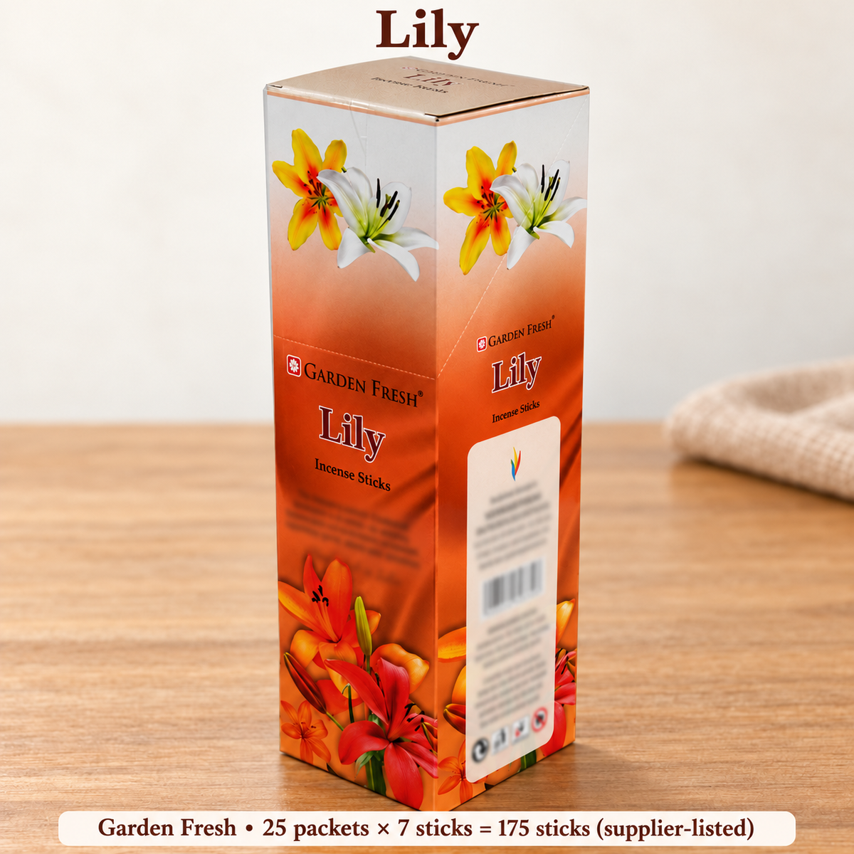 Garden Fresh Incense Sticks — 175-Stick Fragrance Cartons | variant-08