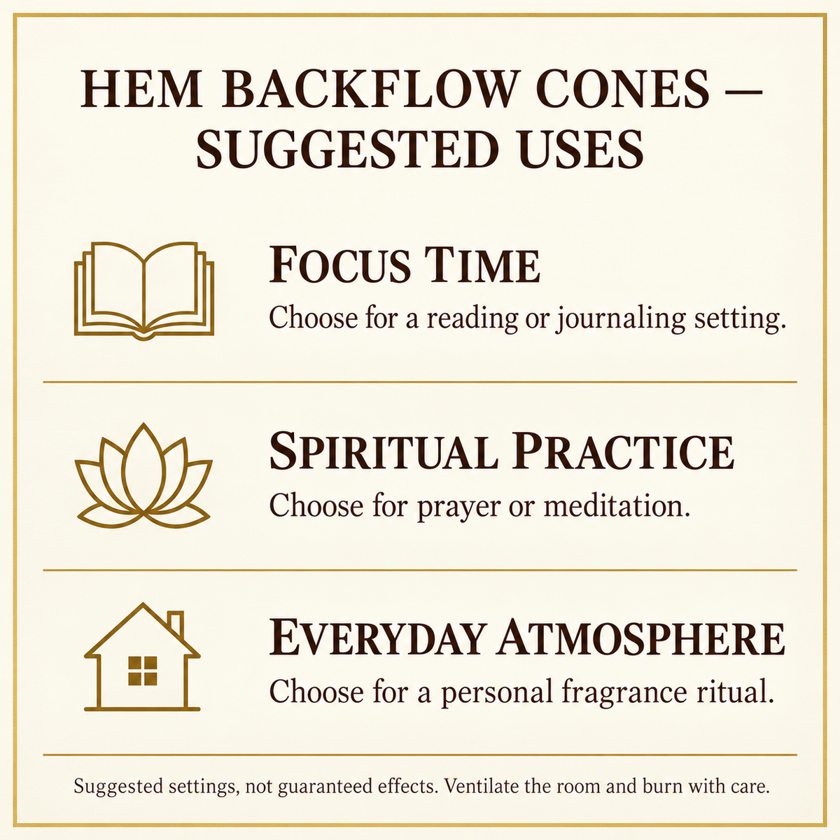HEM backflow suggested uses