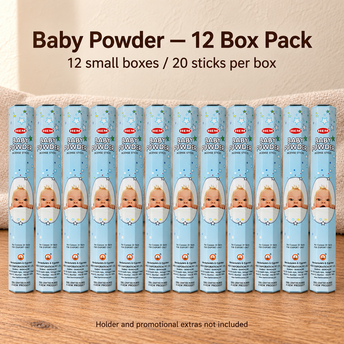 TB673928248711-05 | Baby Powder — 12 Box Pack | 12 small boxes
