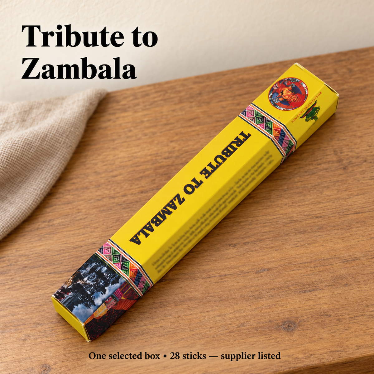 DRUK Tribute Incense — Six Ritual Selections, 28-Stick Boxes — variant-01