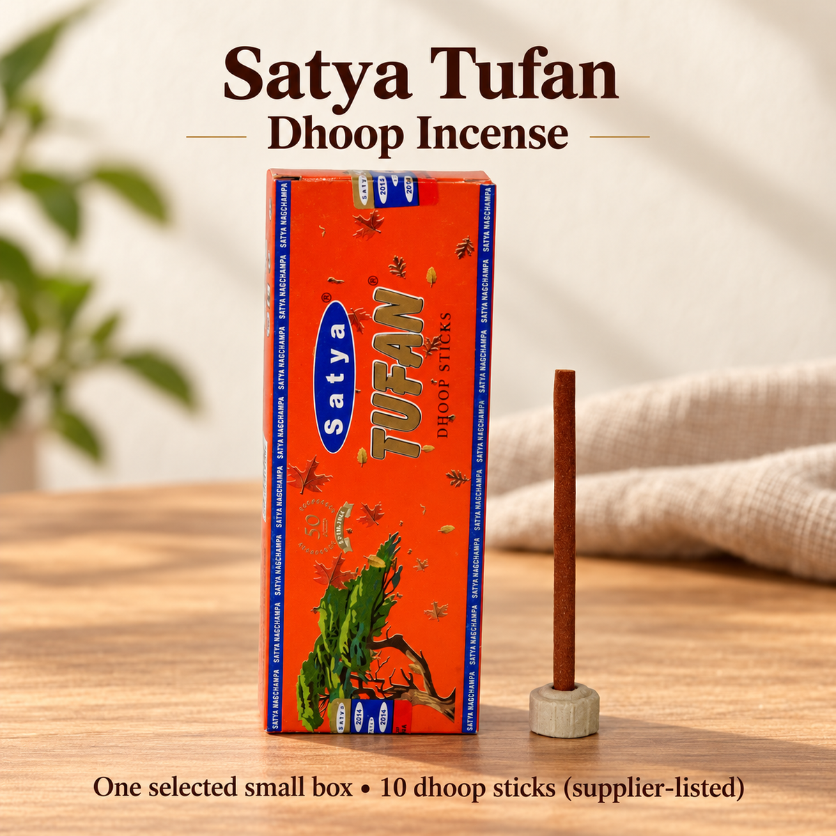 Satya Dhoop Incense — Fragrances in 10- or 20-Stick Boxes — variant-04