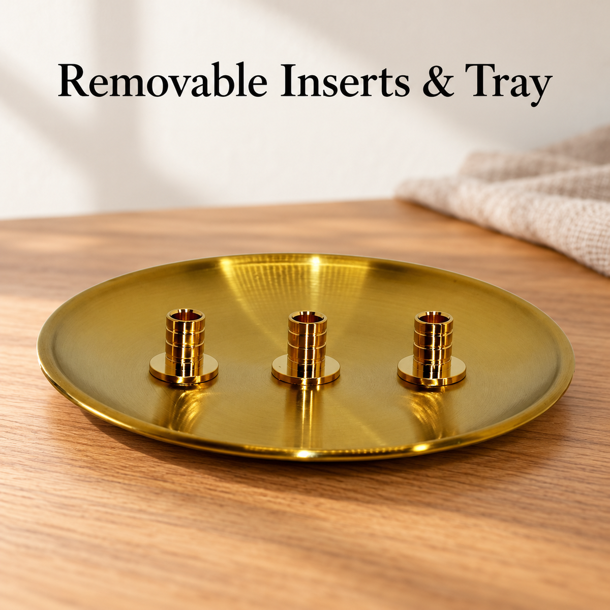 Wide-Hole Incense Inserts — Insert Only or Tray Sets — tray