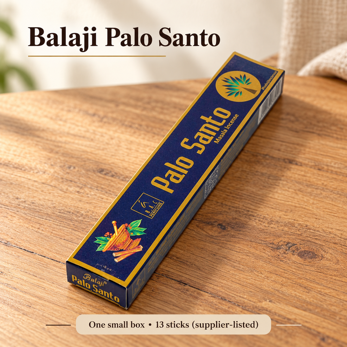 Balaji Incense Sticks — Eight Fragrances, Individual Small Boxes — variant-03