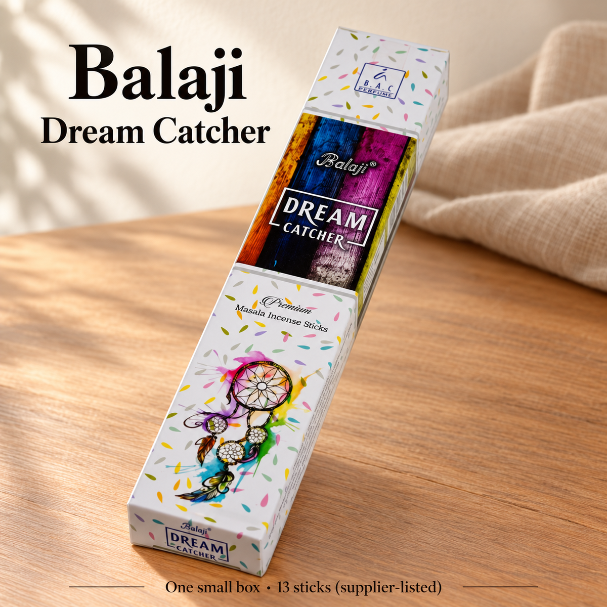 Balaji Incense Sticks — Eight Fragrances, Individual Small Boxes — variant-07