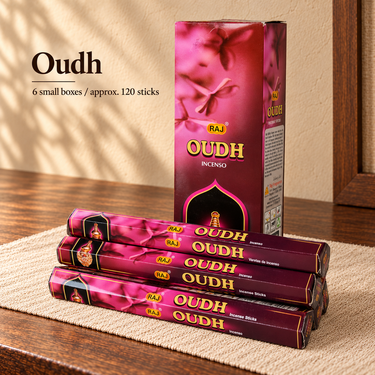 TB7101159486-02 | Oudh | 6 small boxes / approx. 120 sticks