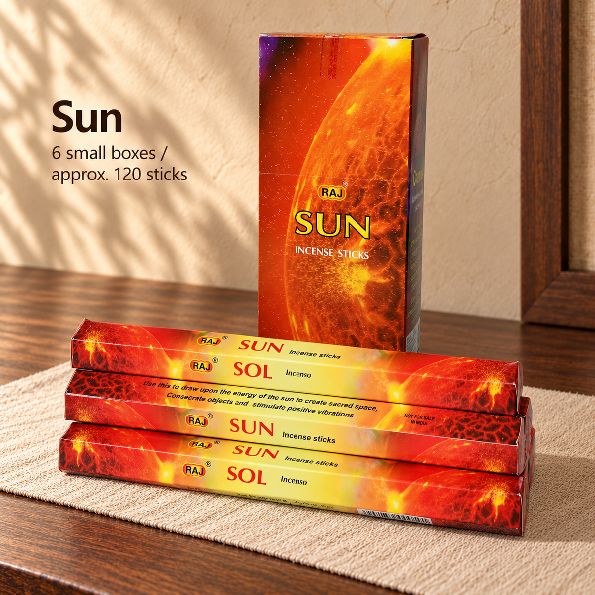 TB7101159486-12 | Sun | 6 small boxes / approx. 120 sticks