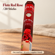 Flute Red Rose Incense Sticks — 20-Stick Small Box — variant-01