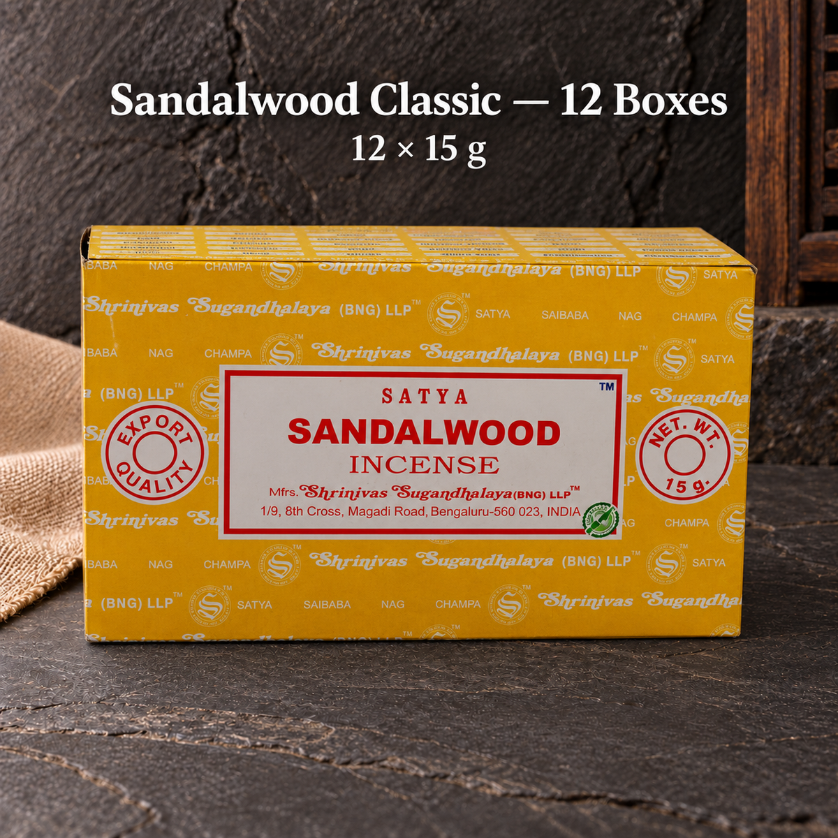 TB724661638286-02 | Source-matched Satya incense packaging