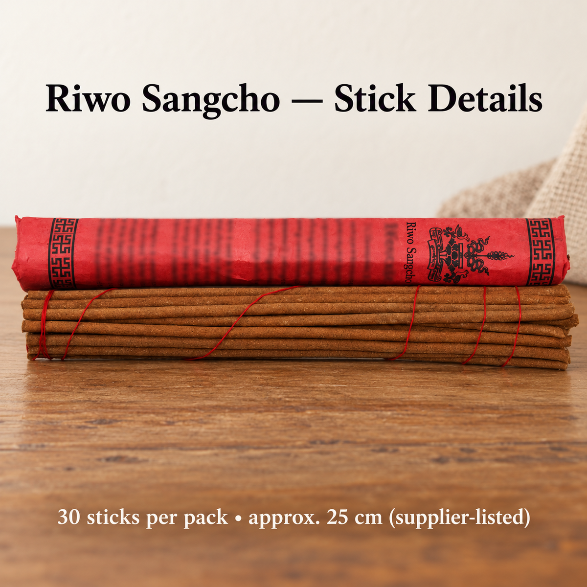 Riwo Sangcho original wrapped pack and stick sample