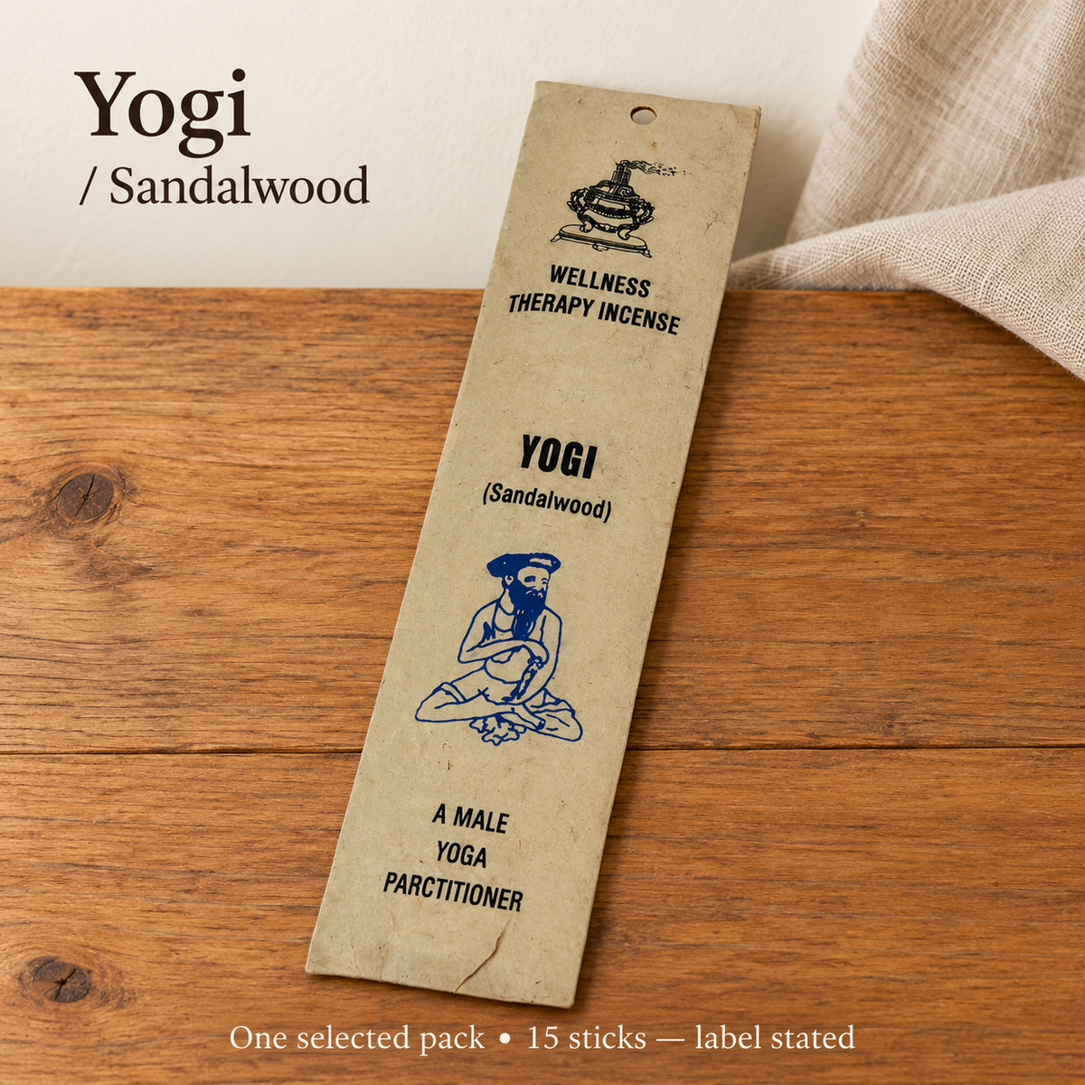 Mandala Art & Incense — 15-Stick Wellness Selection — variant-02