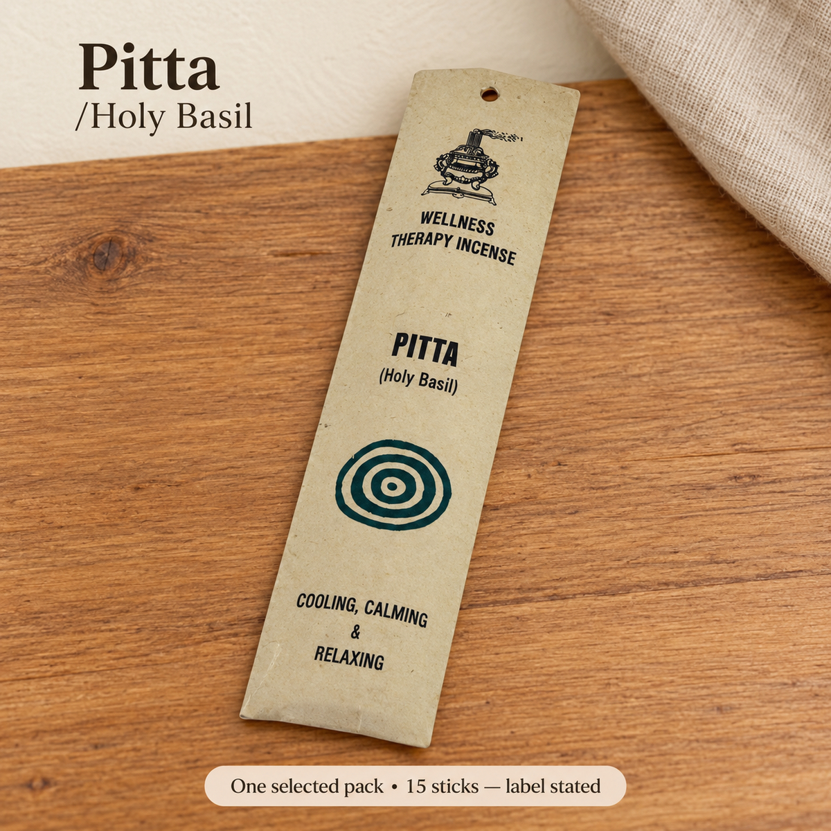 Mandala Art & Incense — 15-Stick Wellness Selection — variant-03