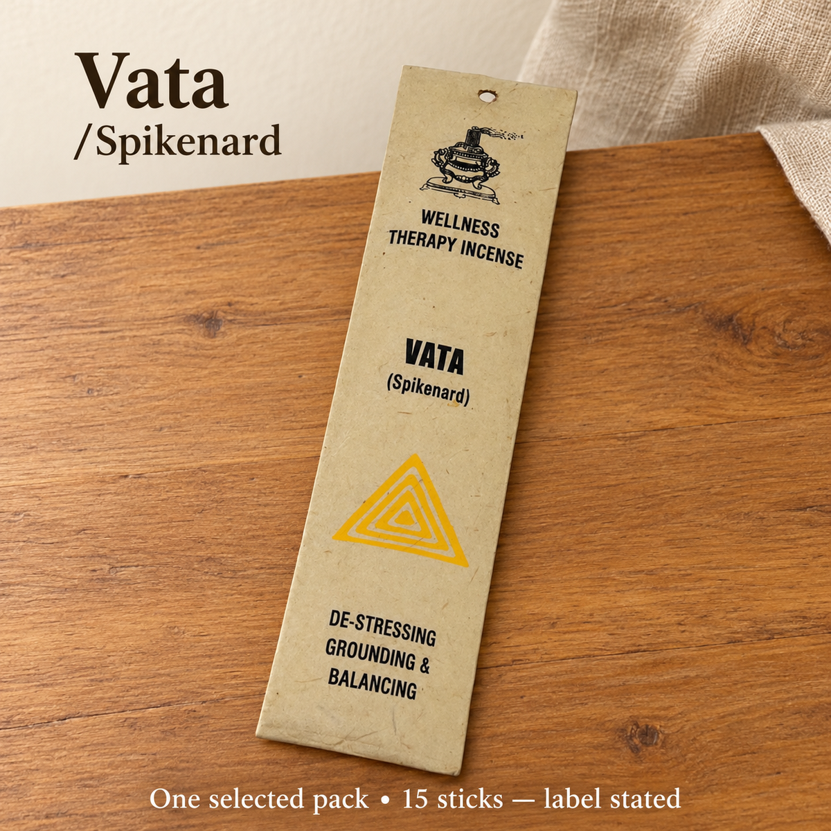 Mandala Art & Incense — 15-Stick Wellness Selection — variant-05