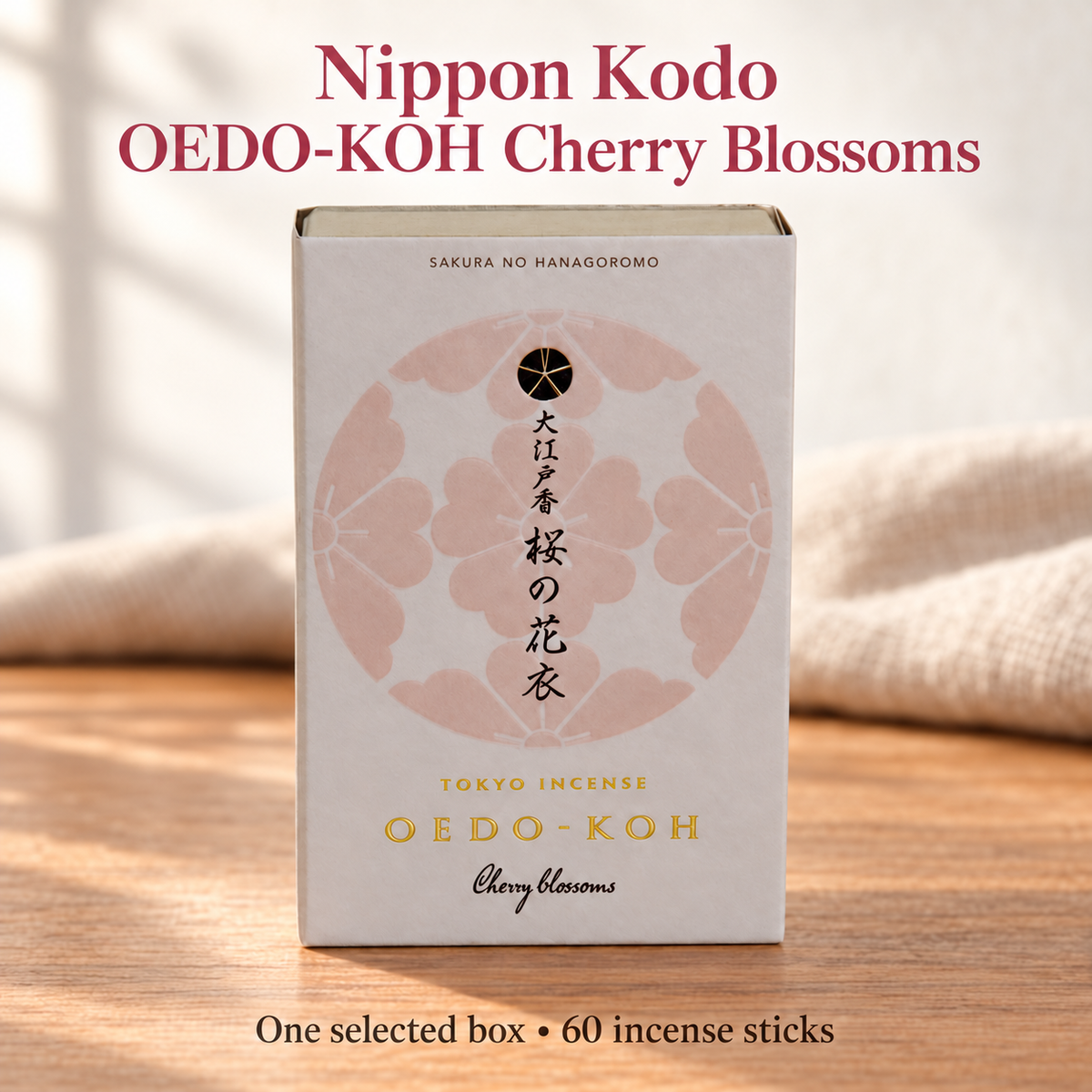 Nippon Kodo OEDO-KOH Incense — Six Fragrances, 60-Stick Boxes — variant-02