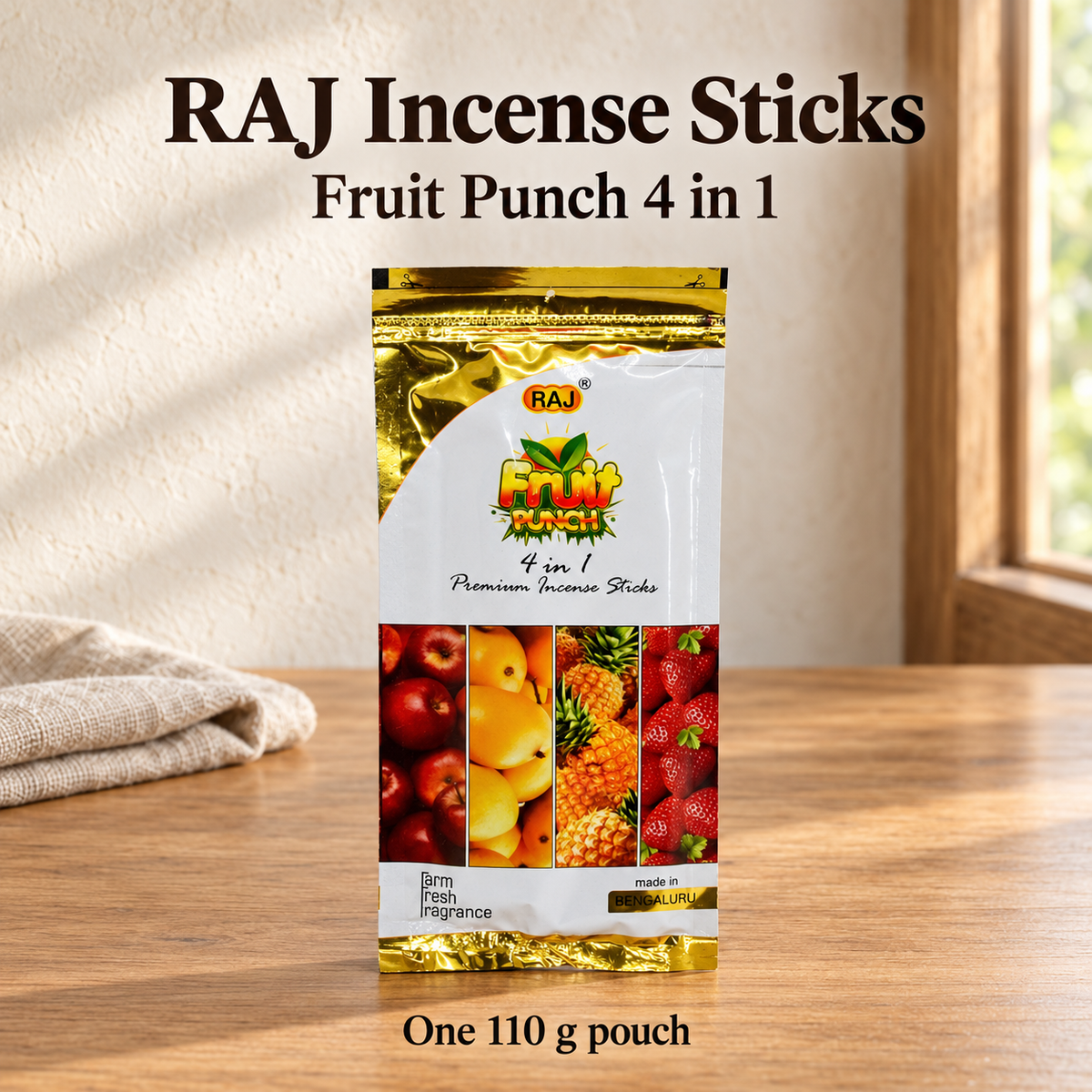 RAJ Incense Sticks — Fruit Punch 4 in 1