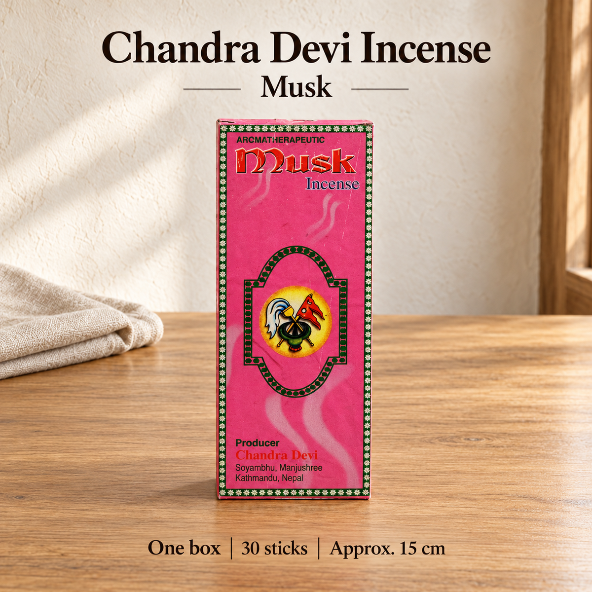 Chandra Devi Incense — Musk
