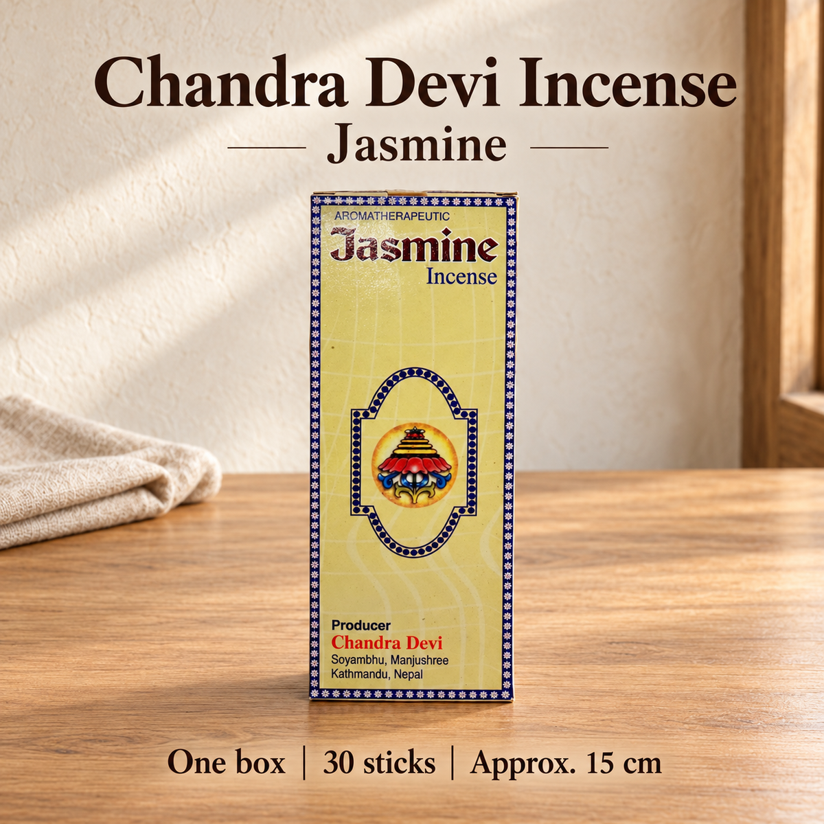Chandra Devi Incense — Jasmine