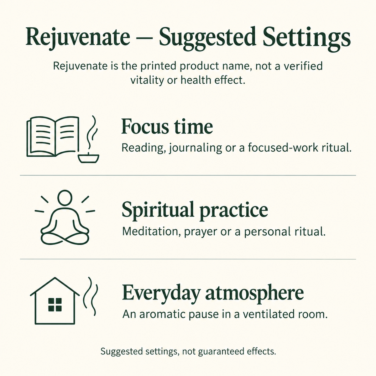 HEM Rejuvenate — focus, spiritual practice and everyday settings