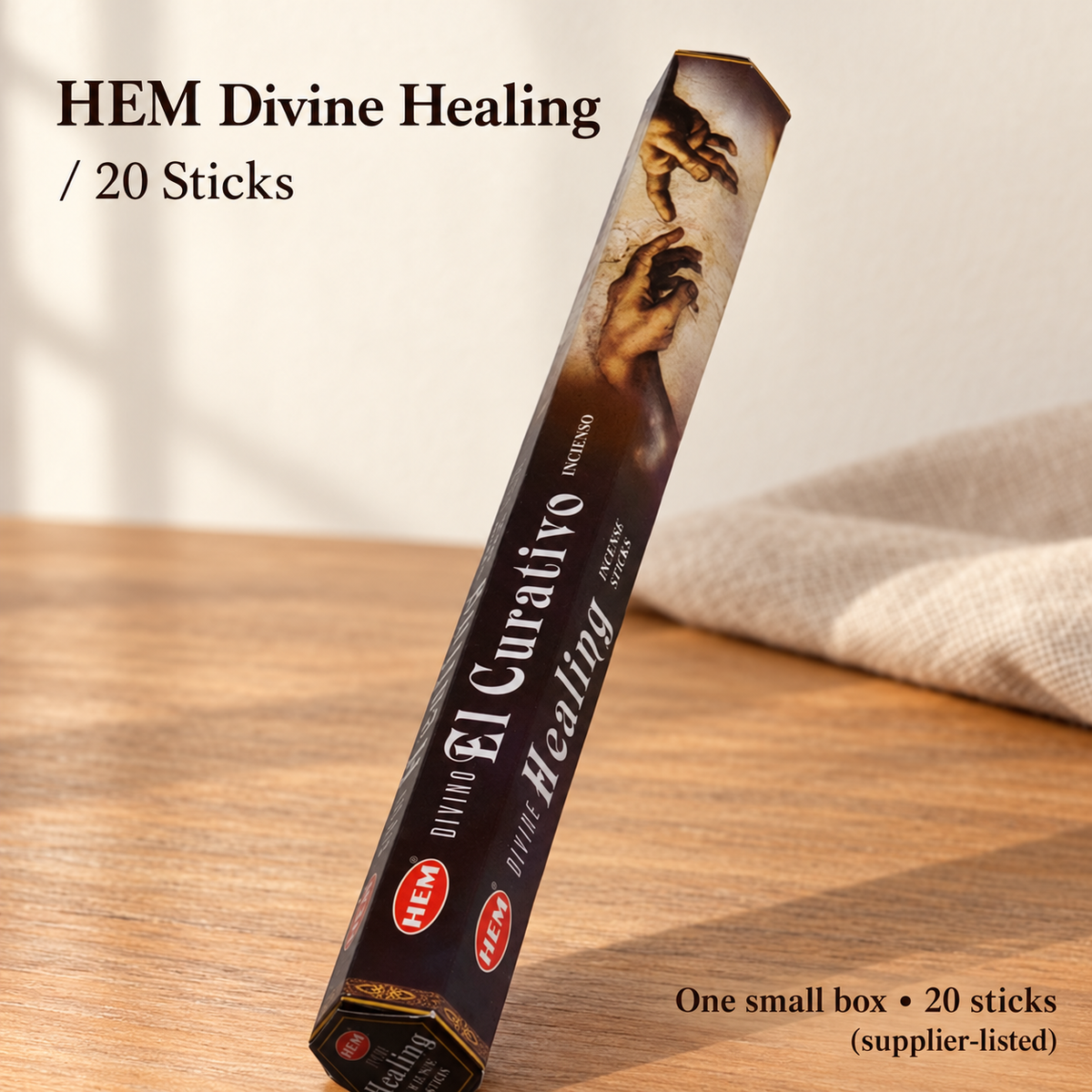 HEM Divine Healing Incense Sticks — 20-Stick Small Box — product-04