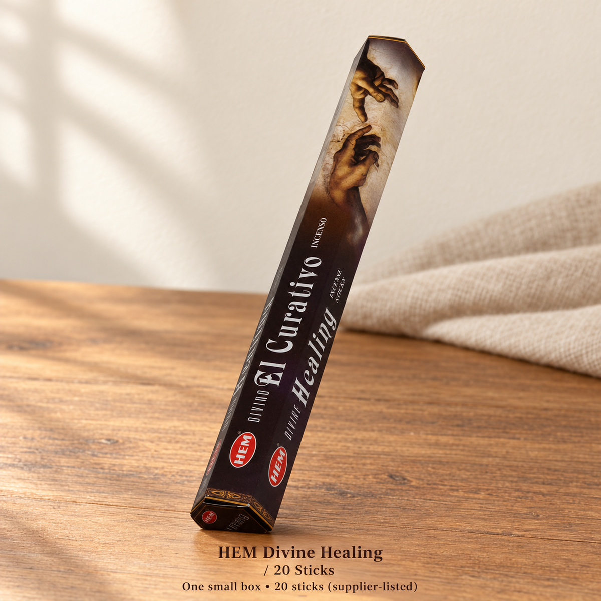 HEM Divine Healing Incense Sticks — 20-Stick Small Box — product-05