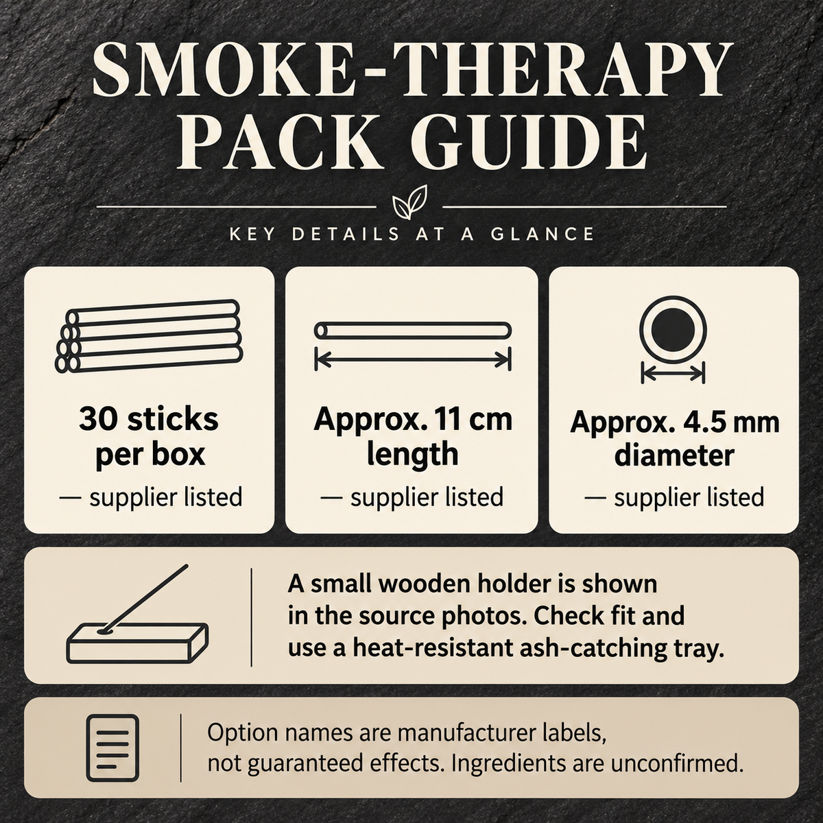 SMOKE-THERAPY pack guide