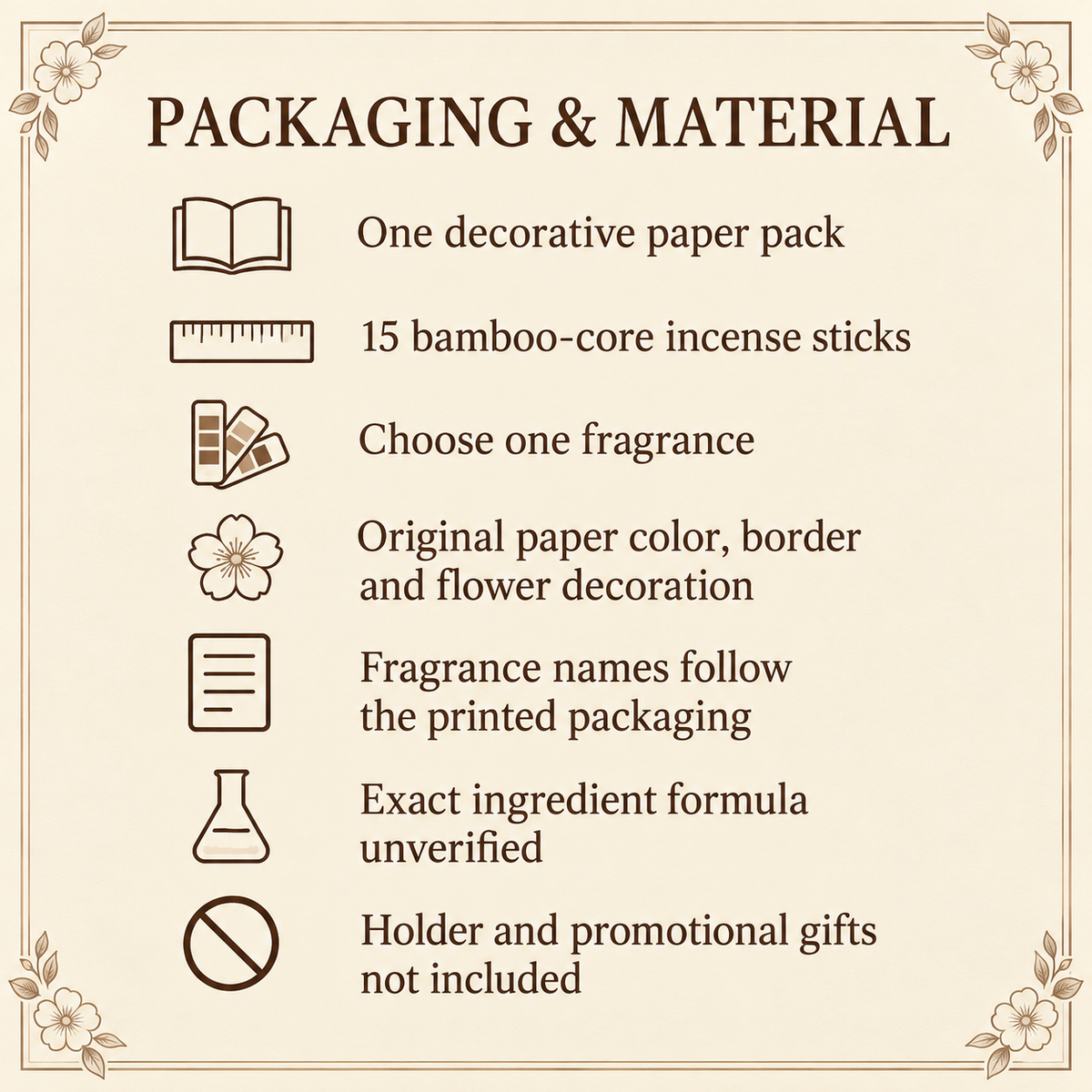 Himalayan Incense Sticks in Decorative Paper Packs — 21 Fragrances — pack
