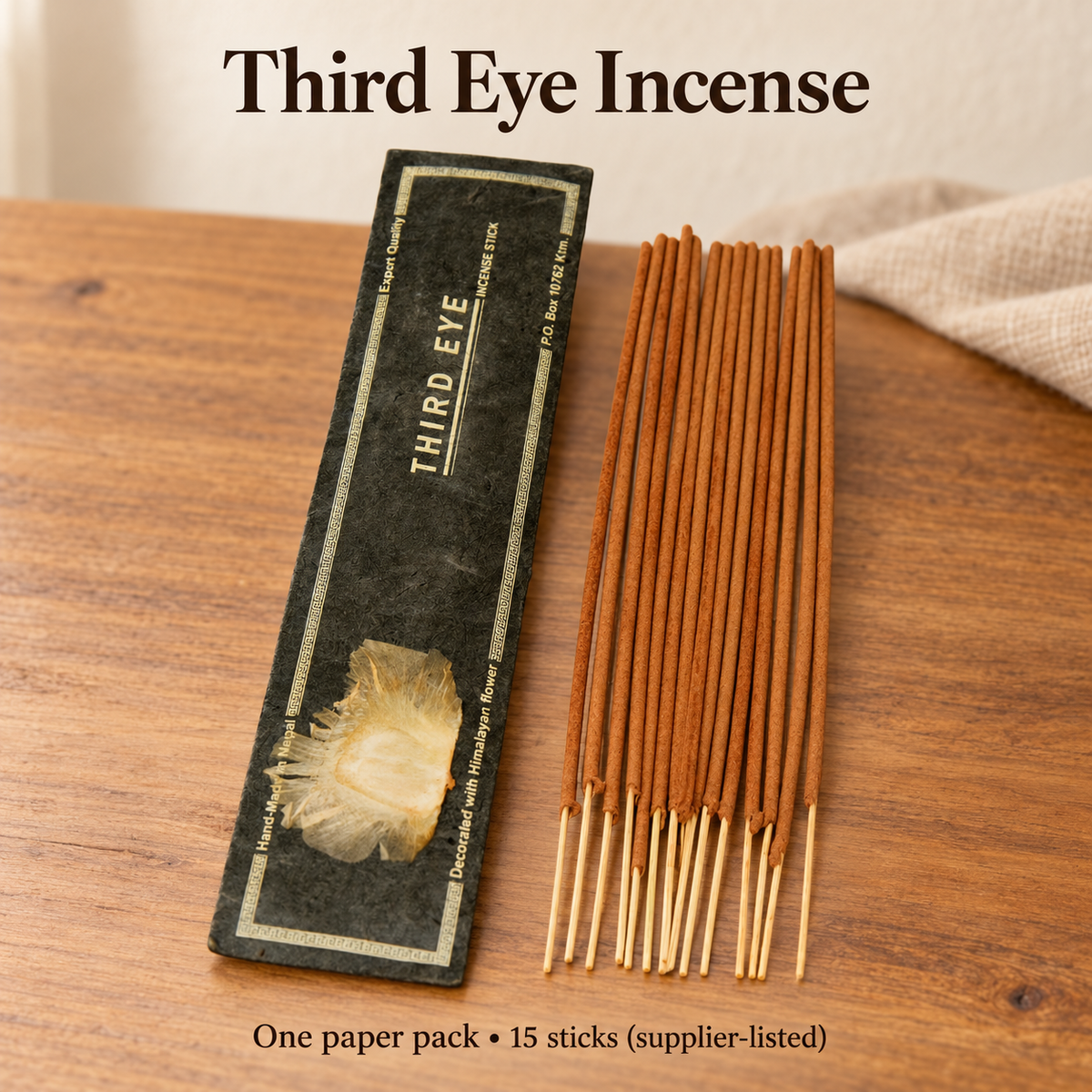 Himalayan Incense Sticks in Decorative Paper Packs — 21 Fragrances — variant-08