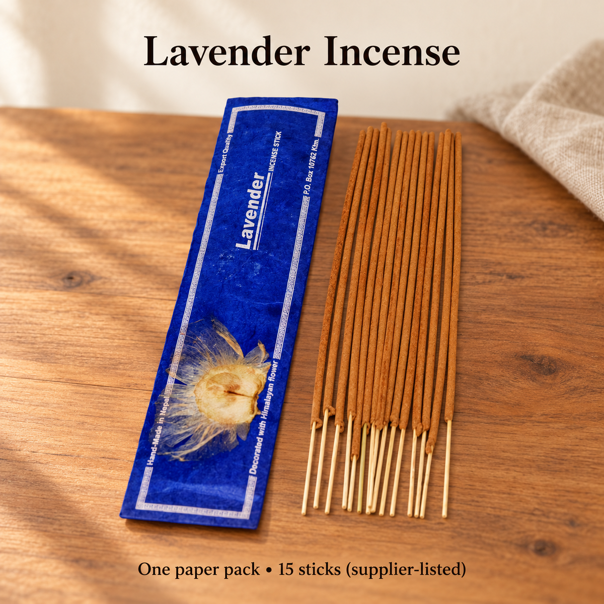 Himalayan Incense Sticks in Decorative Paper Packs — 21 Fragrances — variant-10