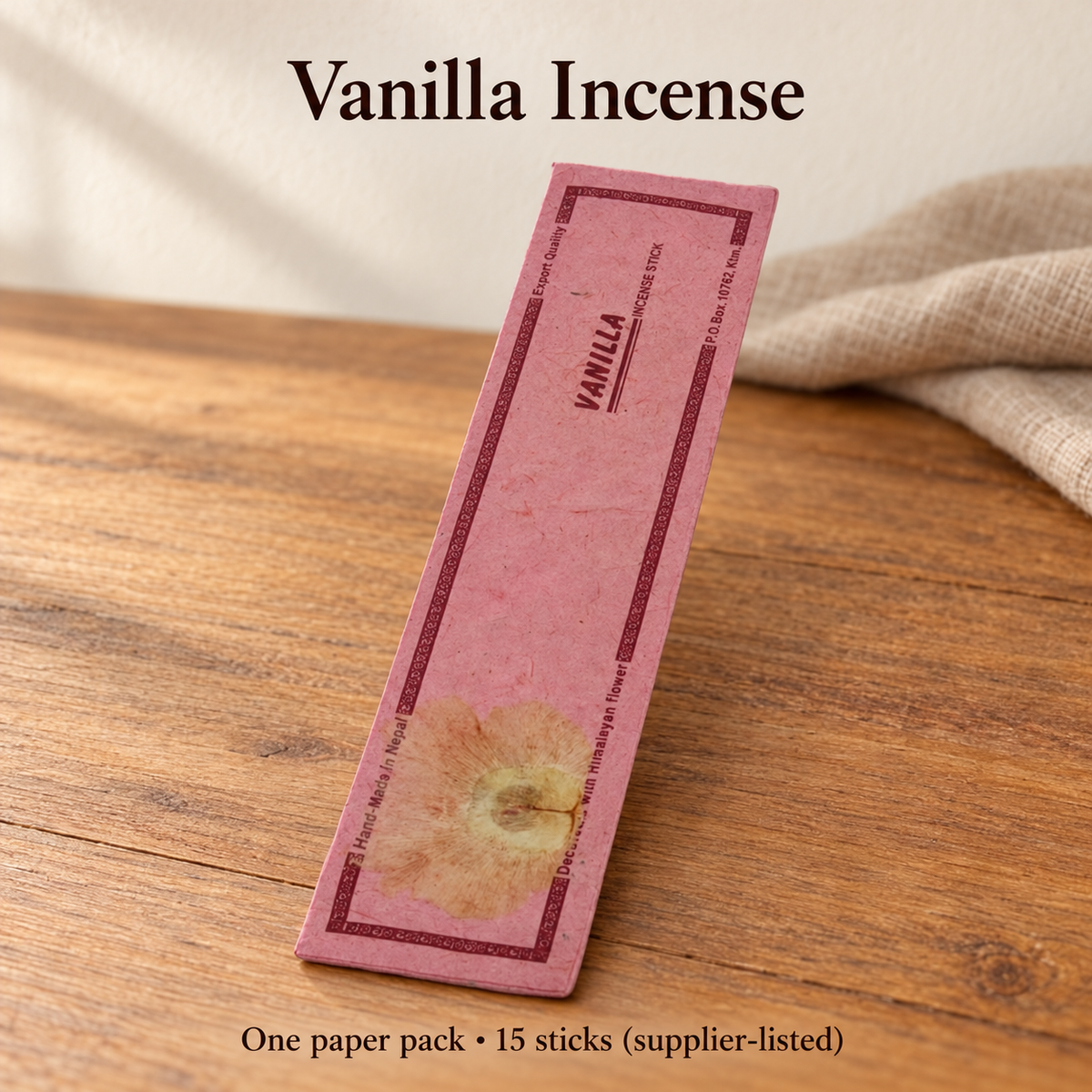 Himalayan Incense Sticks in Decorative Paper Packs — 21 Fragrances — variant-11