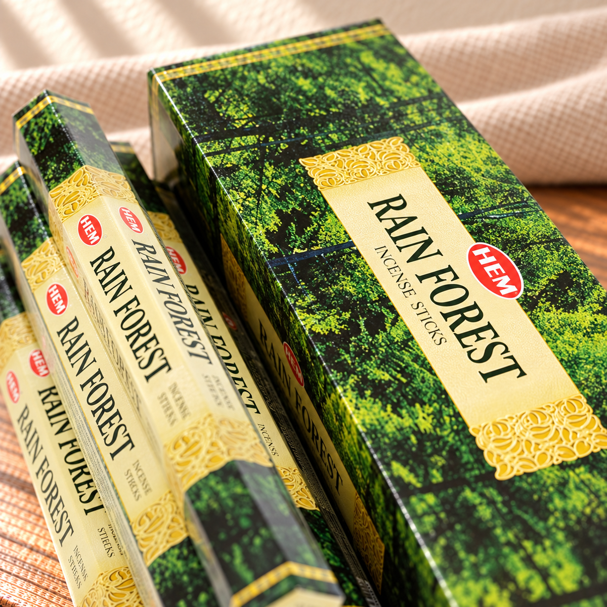 Rain Forest label detail