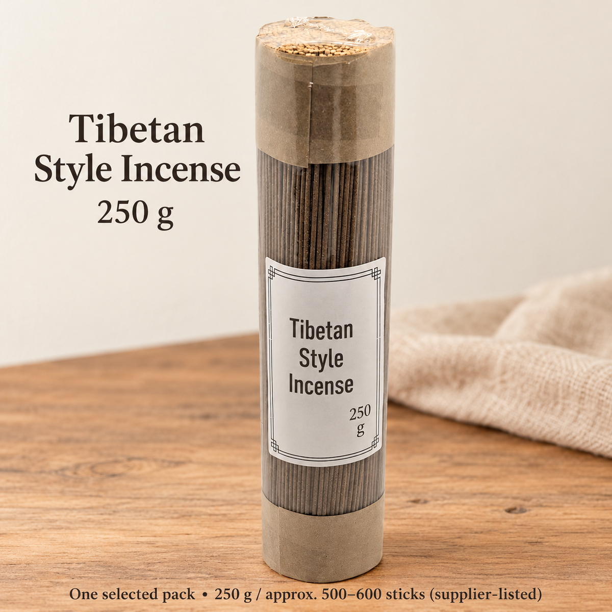 Incense Sticks — Sandalwood, Agarwood, Tibetan Style & Mugwort, 250 g Packs — variant-05