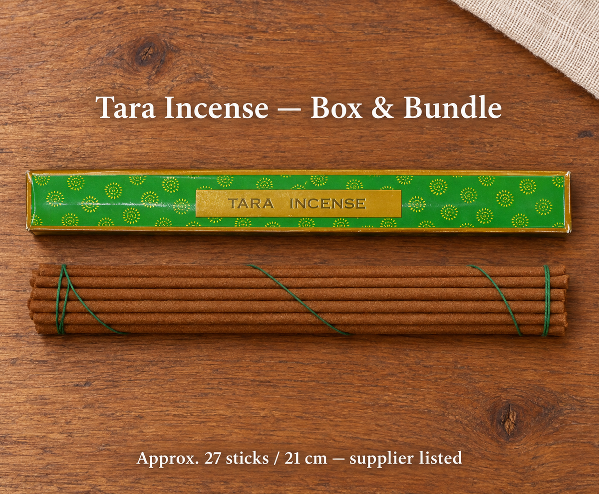 Tara Incense — Long Green Box,Approx.27 Coreless Sticks — product-05