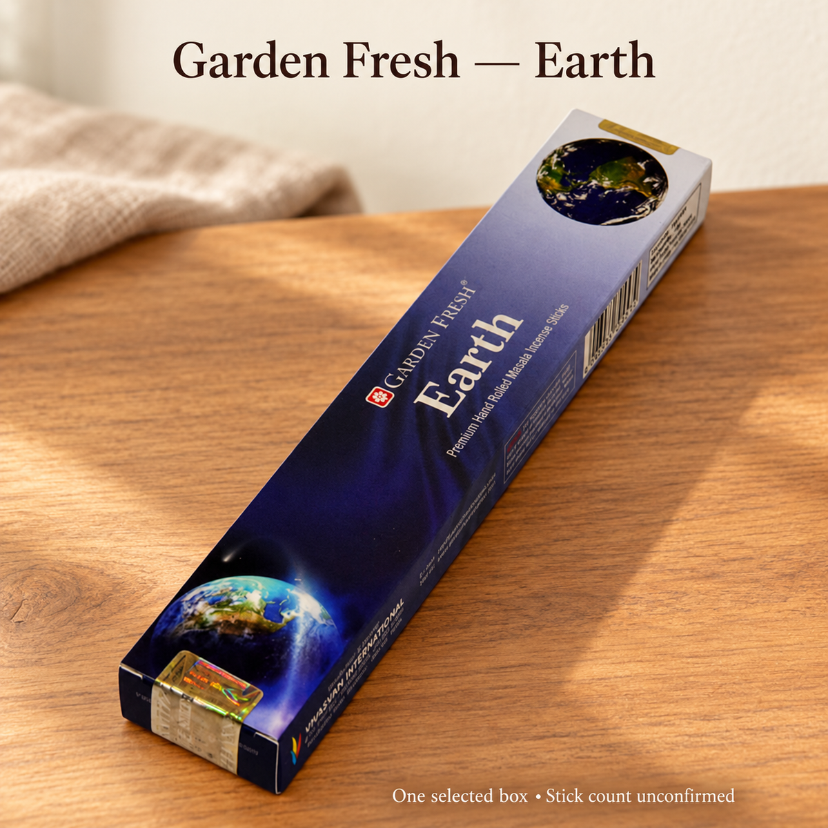 Garden Fresh Earth actual packaging