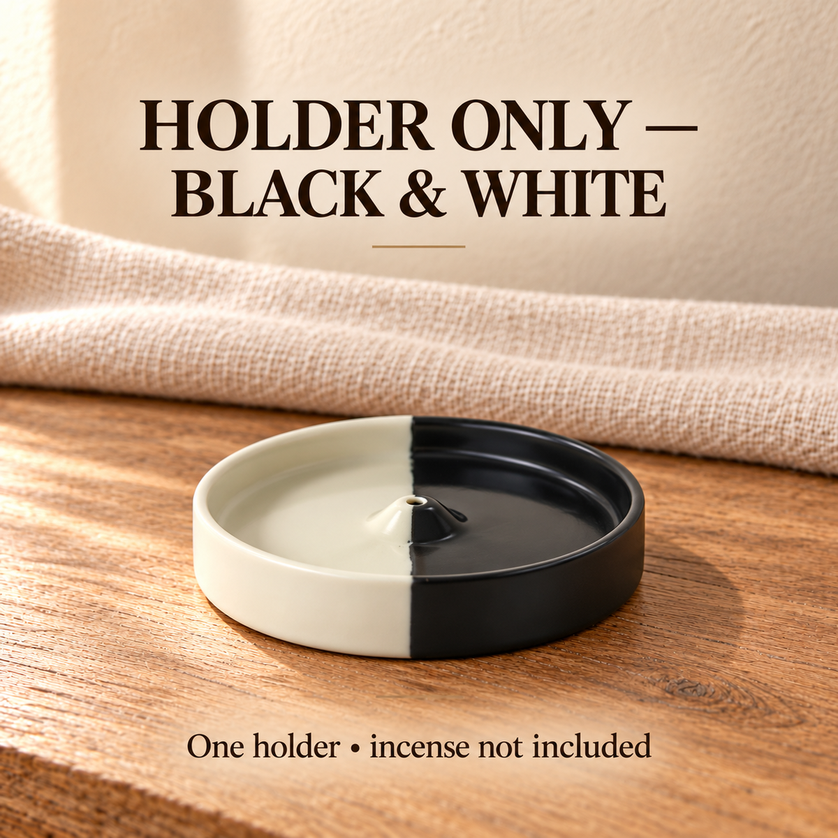 Holder Only — Black & White
