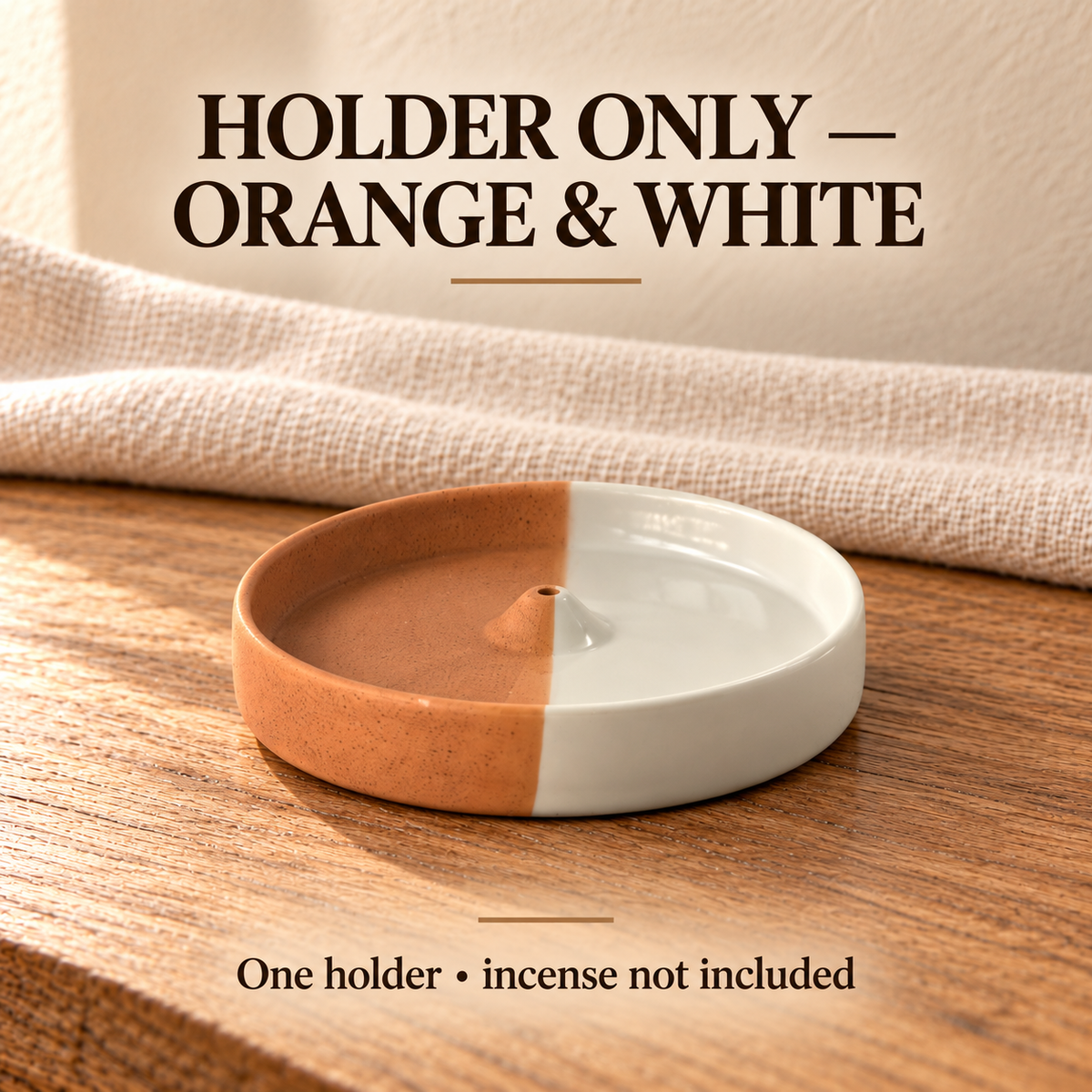Holder Only — Orange & White