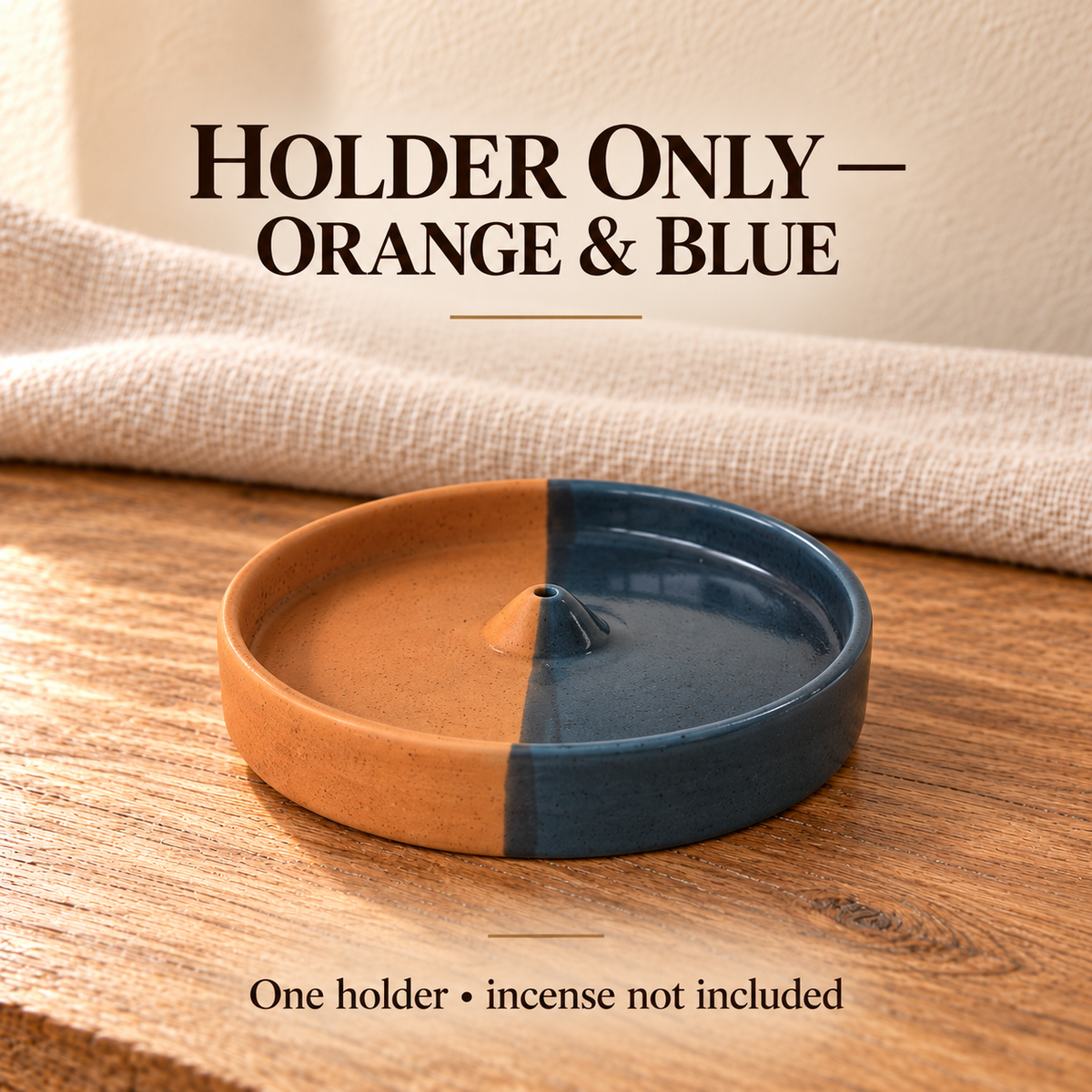 Holder Only — Orange & Blue