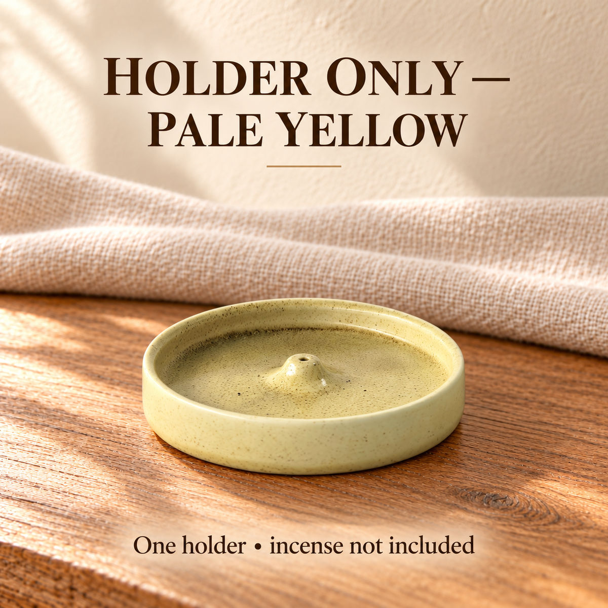 Holder Only — Pale Yellow