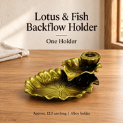 Lotus & Fish Backflow Holder — One Holder